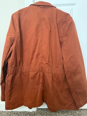 Bargain Banana Republic Rust Orange Utility Jacket used only one time